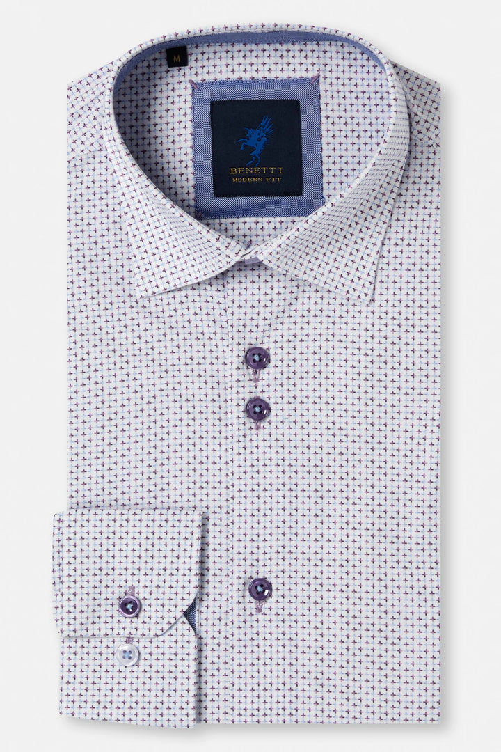 Benetti Casual Shirt Kevin Lilac