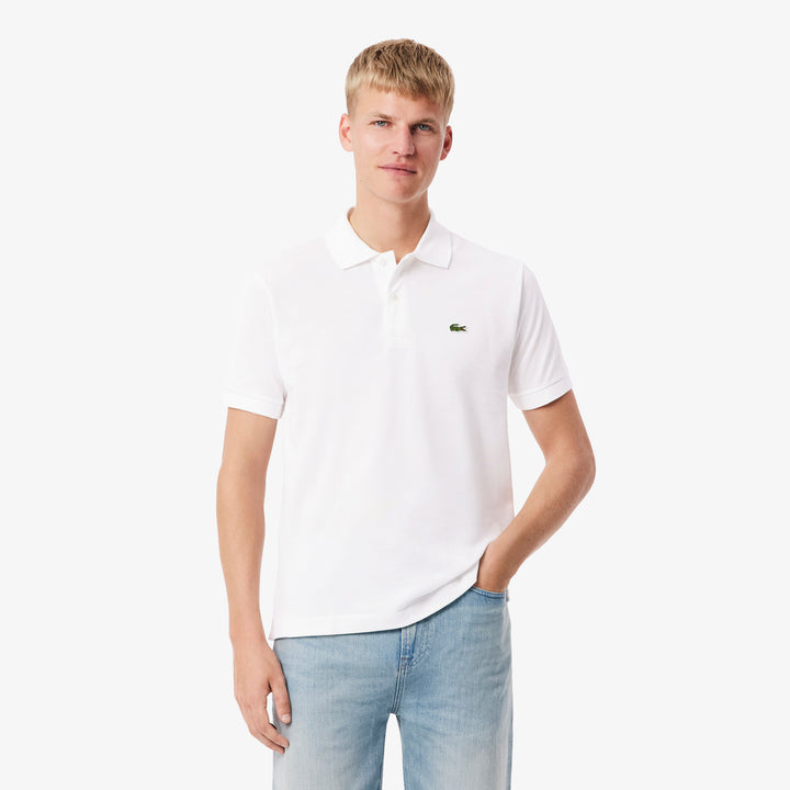 Lacoste Original Cotton Pique Polo Shirt White
