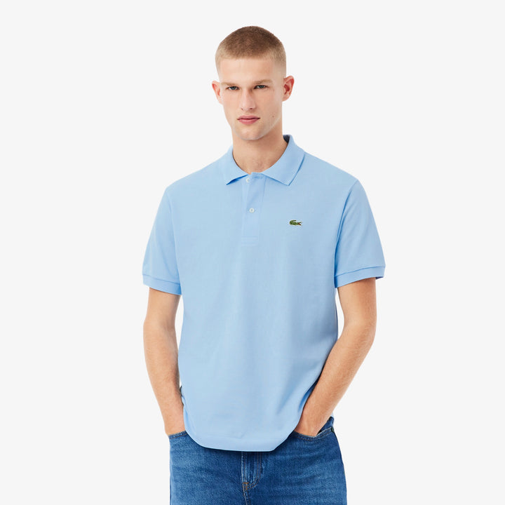 Lacoste Original Cotton Pique Polo Shirt Pale Blue