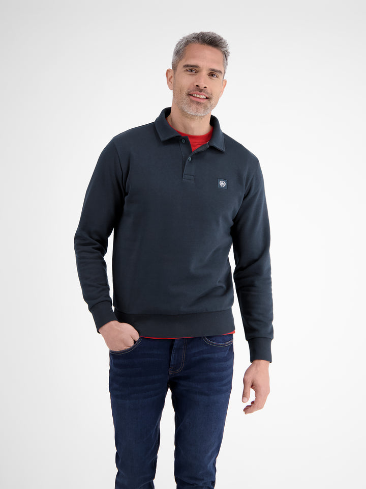 Lerros Casual Button Top Navy