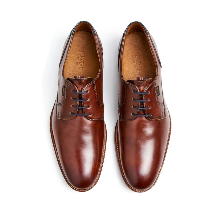 Lloyd Vickers Leather Shoe Brandy/Navy