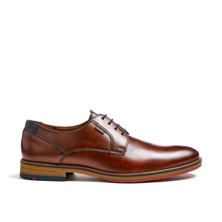 Lloyd Vickers Leather Shoe Brandy/Navy