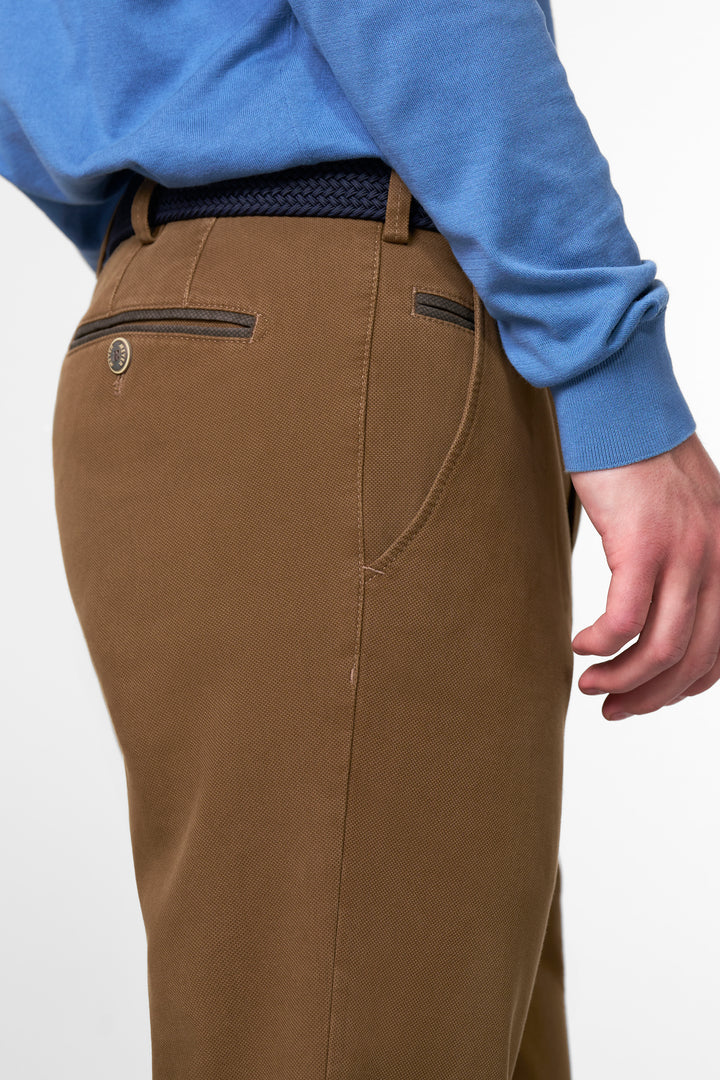 Meyer Oslo Organic Cotton Chino Mustard
