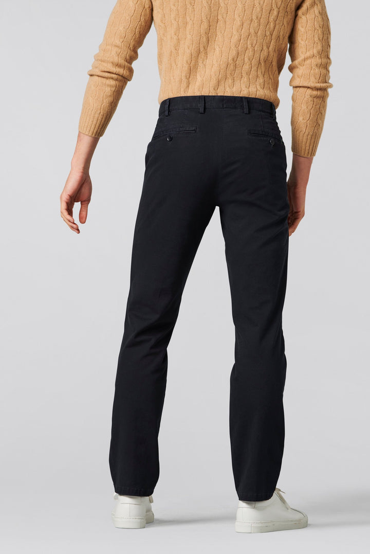 Meyer Oslo Cotton Chino Navy