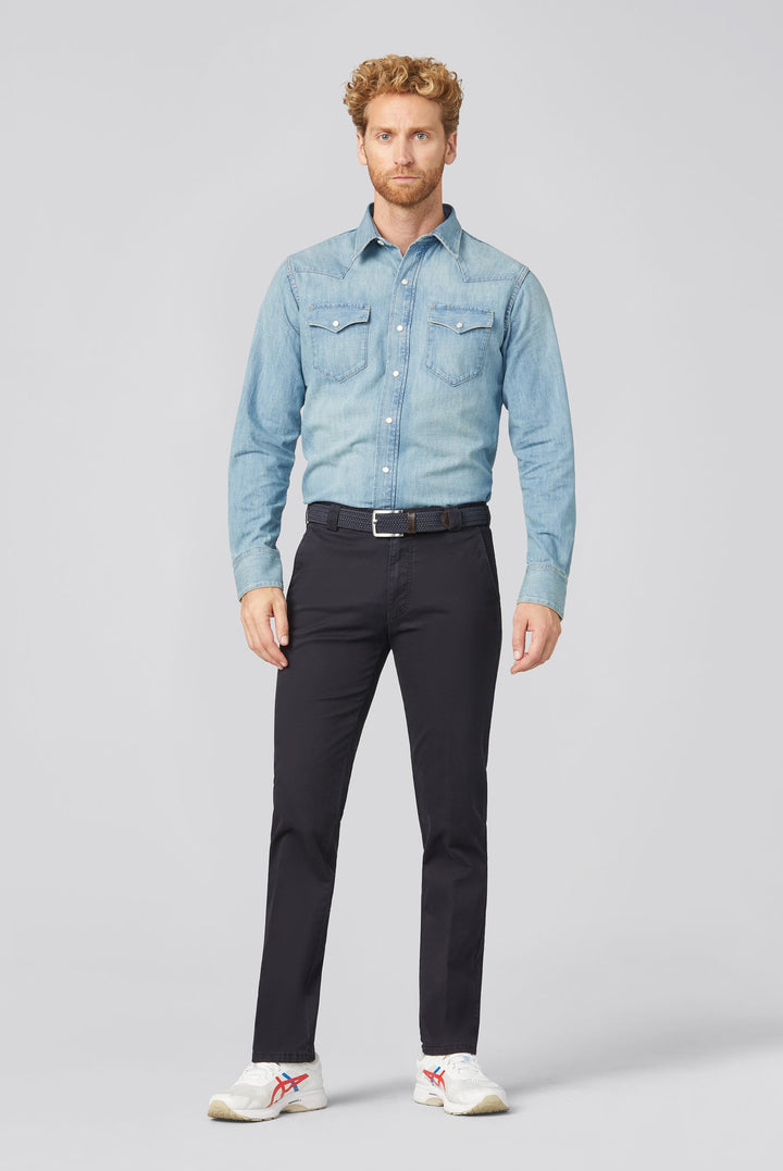 Meyer Roma Cotton Chino Navy