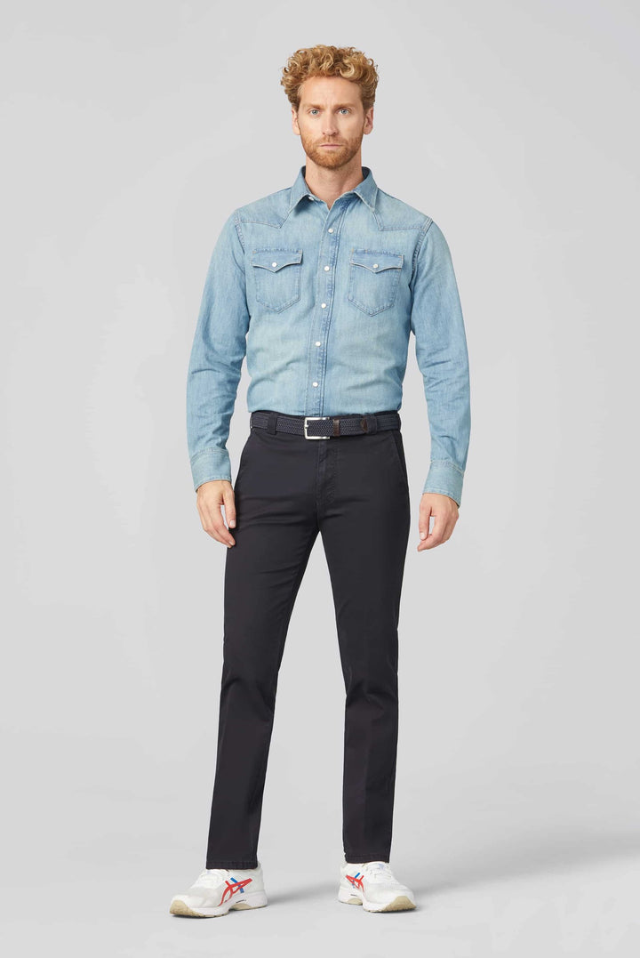 Meyer Roma Cotton Chino Navy