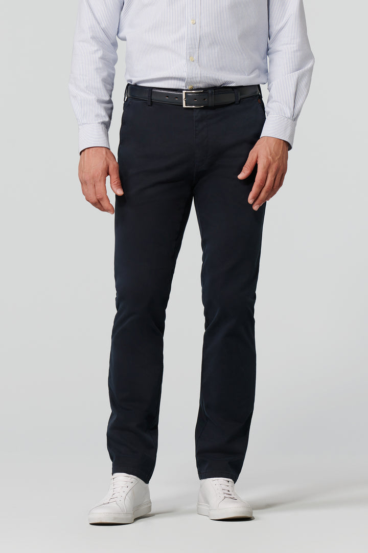 Meyer Roma Organic Cotton Chino Marine Blue