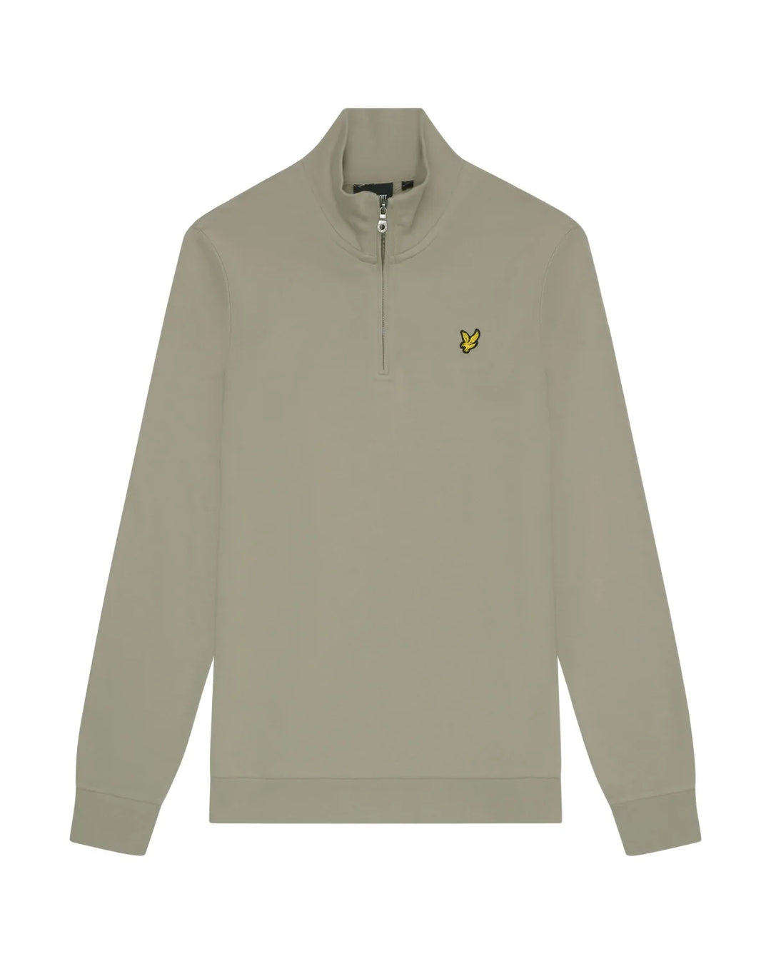 Lyle & Scott Loopback 1/4 Zip Sweatshirt Sage Uniform