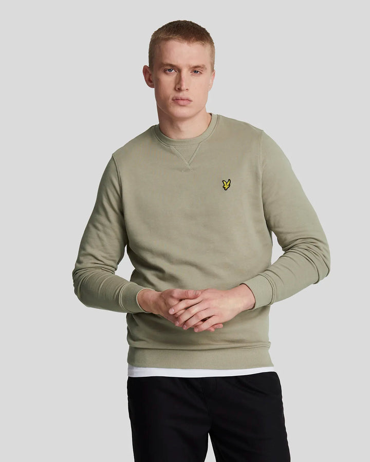 Lyle & Scott Crew Neck Sweatshirt Sage Uniform
