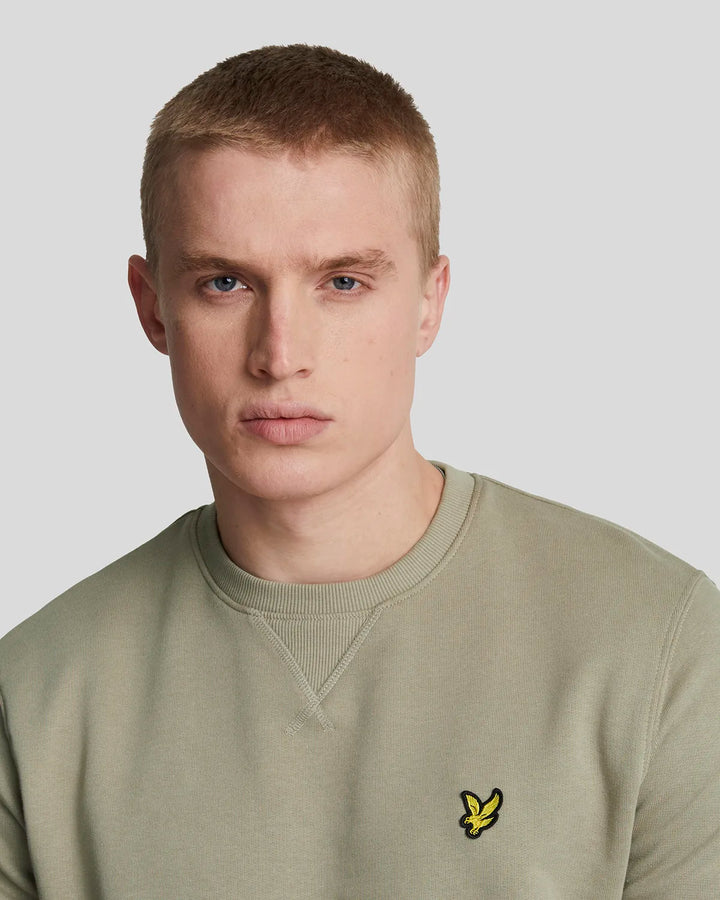 Lyle & Scott Crew Neck Sweatshirt Sage Uniform