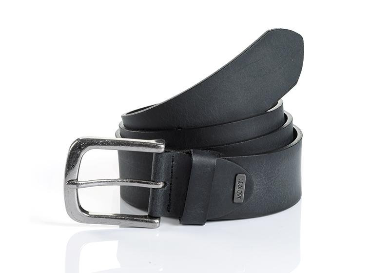 Monti Nashville Leather Belt Black