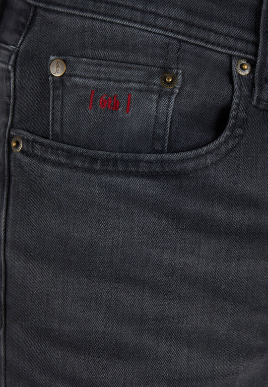 6th Sense Nevada Straight Leg Jeans New Grey