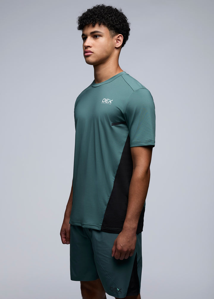 Oex Flash 2.0 T Shirt Green