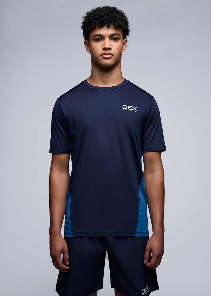 Oex Flash 2.0 T Shirt Navy