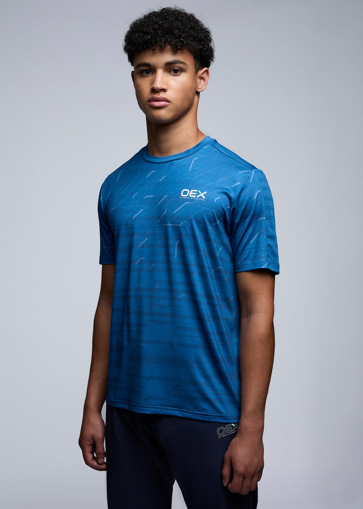 Oex Helmer T Shirt Blue