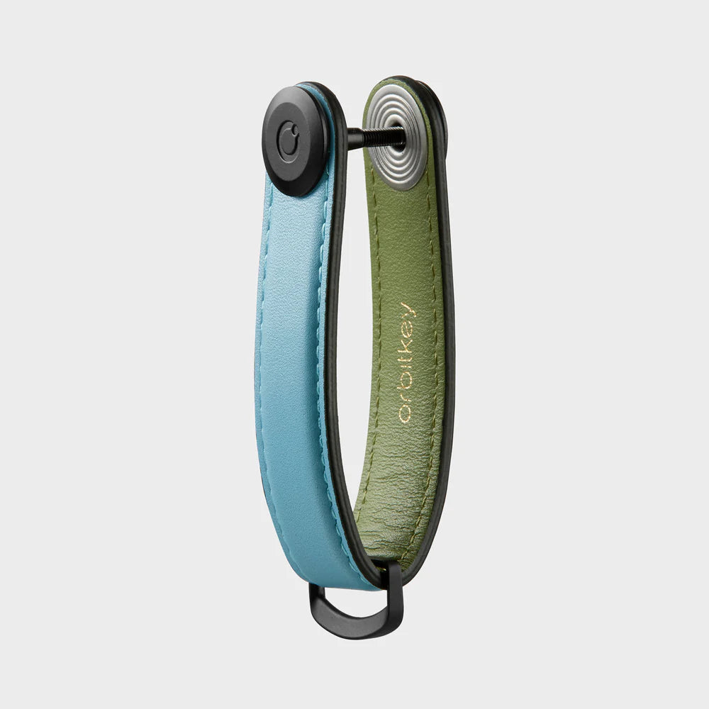Orbitkey Key Organiser Leather Sea Foam