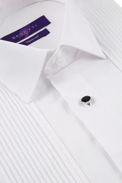 Benetti Conrad Tuxedo Formal Shirt White
