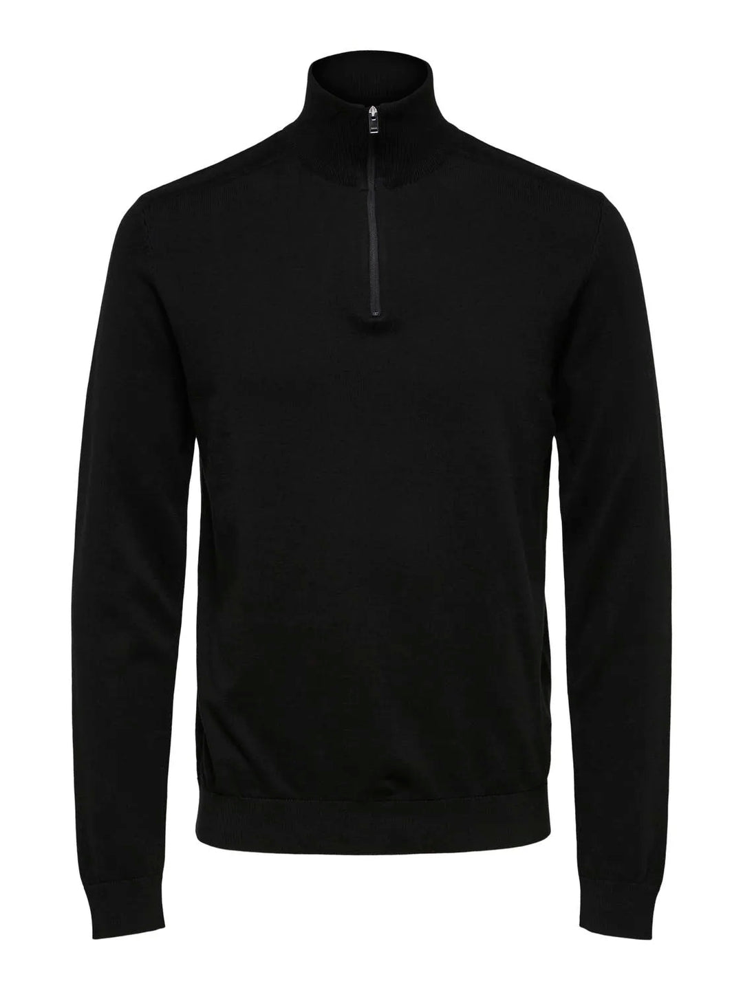 Selected Homme Berg 1/2 Zip Black