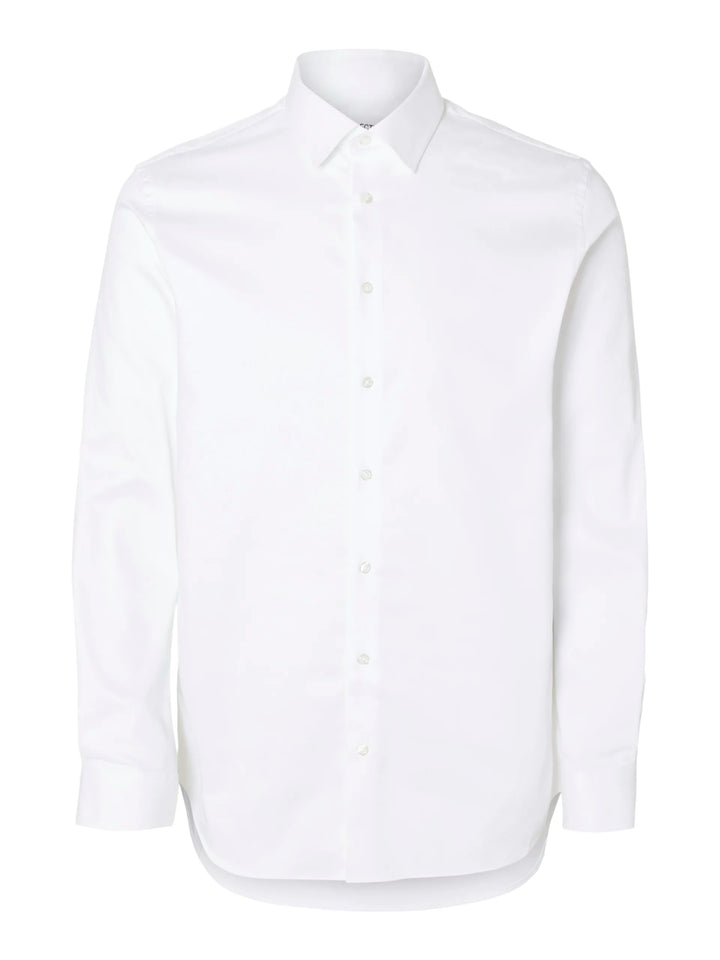 Selected Homme Slim Fit Performance Shirt White