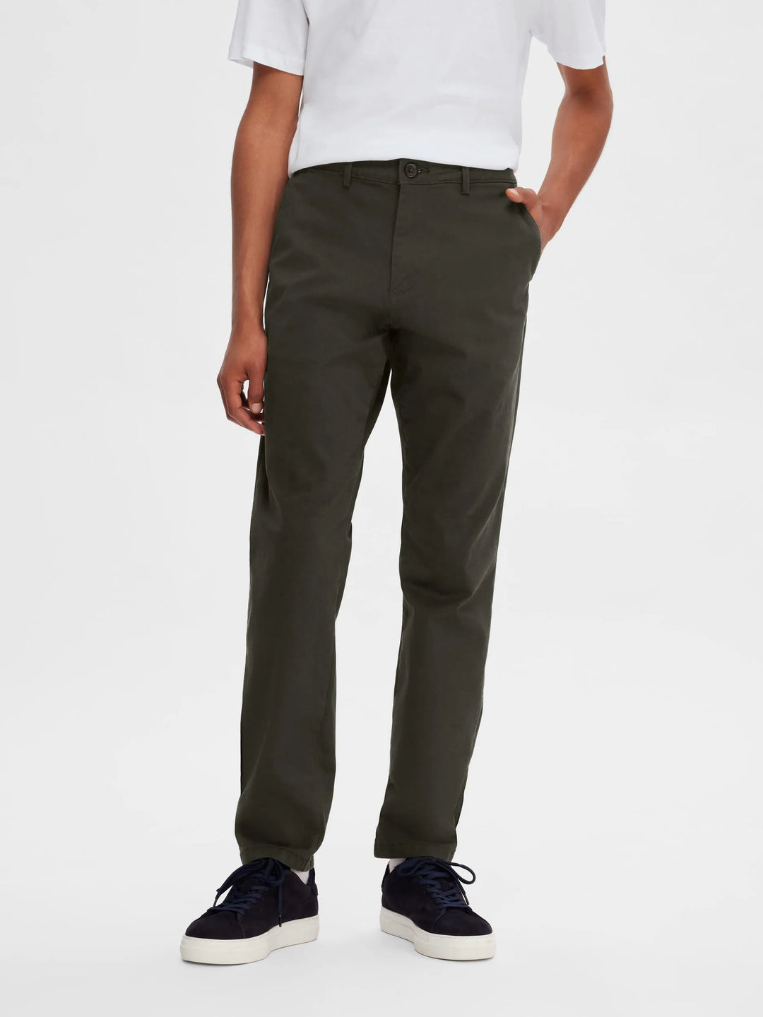 Selected Homme New Miles Slim Fit Chino Forest Night
