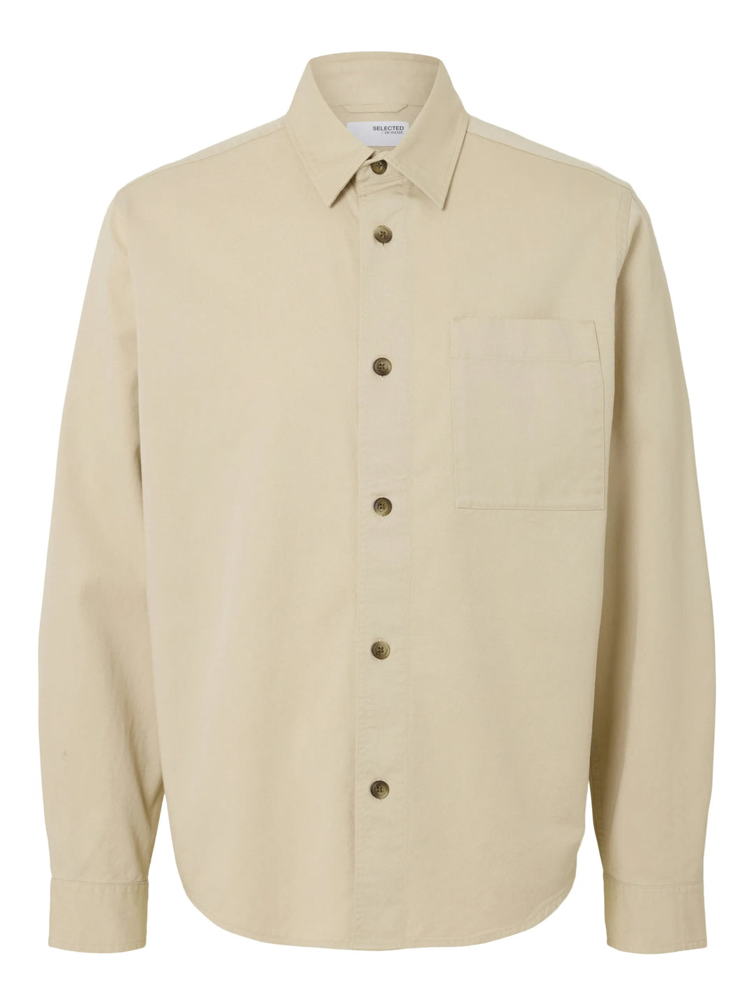 Selected Homme Overshirt Oatmeal