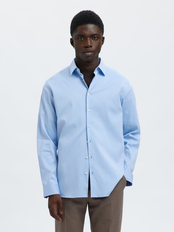 Selected Homme Performance Shirt Light Blue