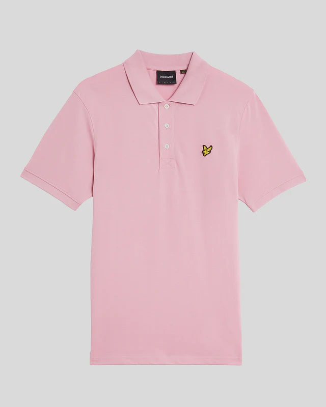 Lyle & Scott Plain Polo Pink Light