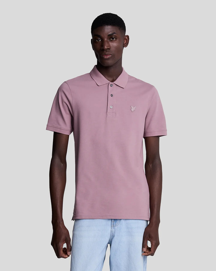 Lyle & Scott Tonal Eagle Polo Shirt Mountain