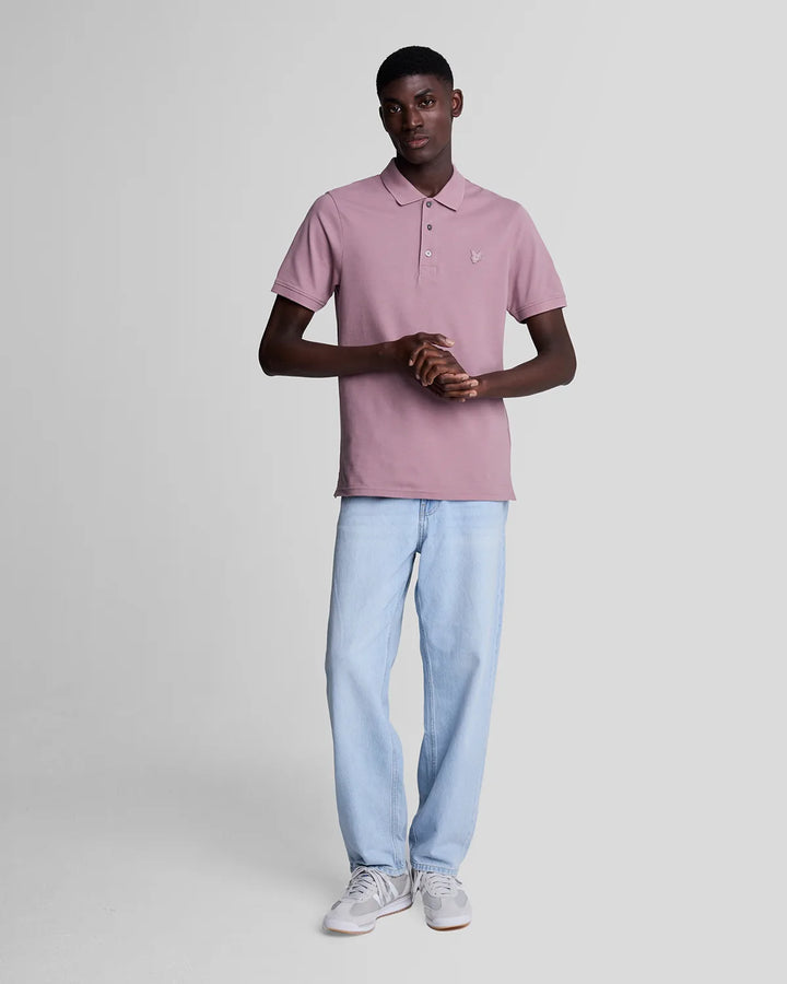 Lyle & Scott Tonal Eagle Polo Shirt Mountain