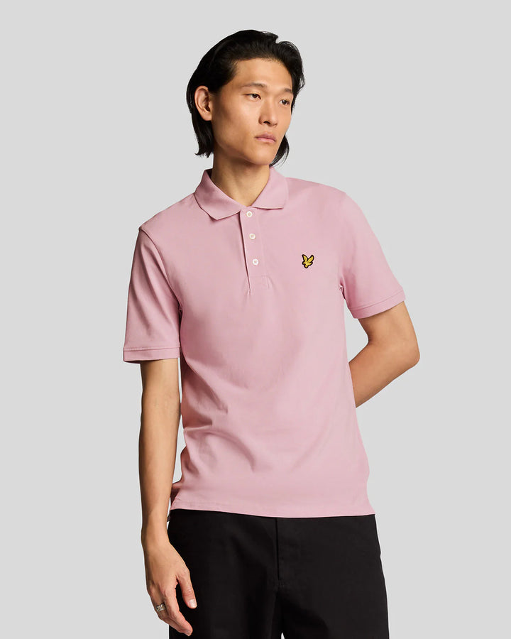 Lyle & Scott Plain Polo Pink Light