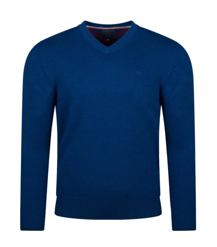 Andre Valencia V Neck Jumper Ink