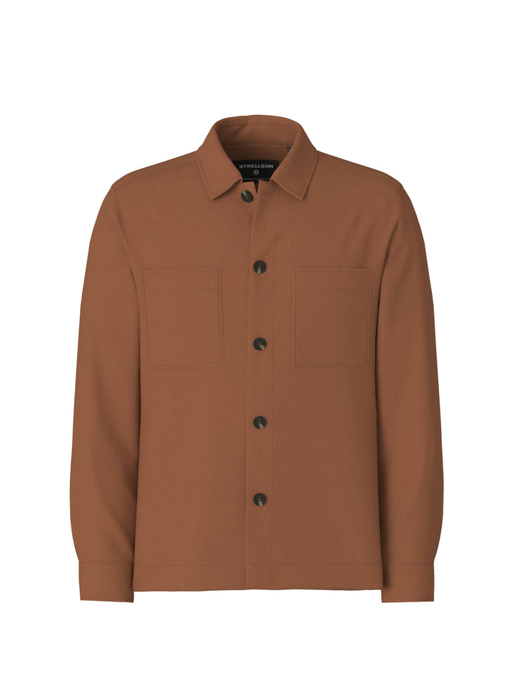 Strellson Norin Overshirt Medium Brown
