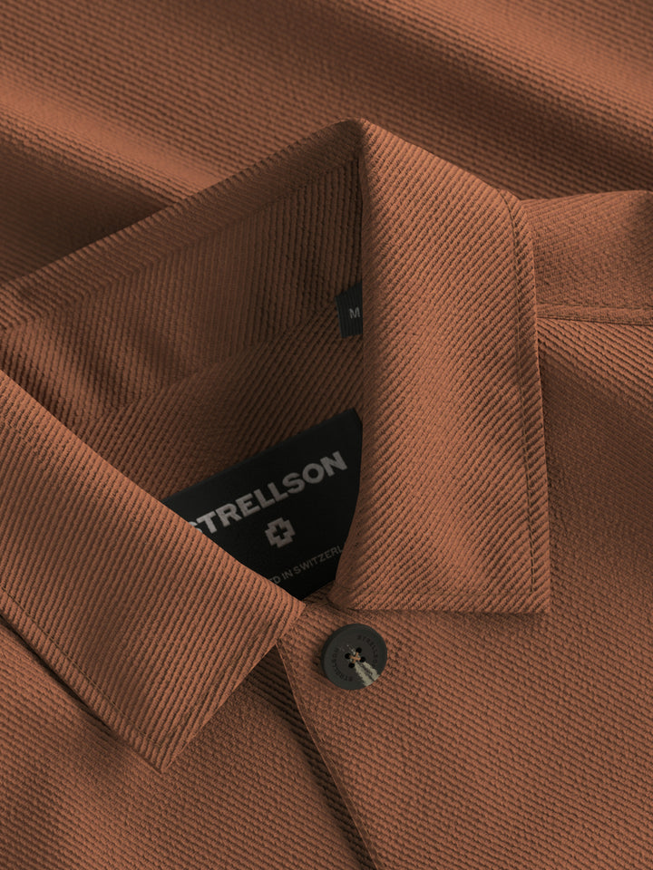 Strellson Norin Overshirt Medium Brown
