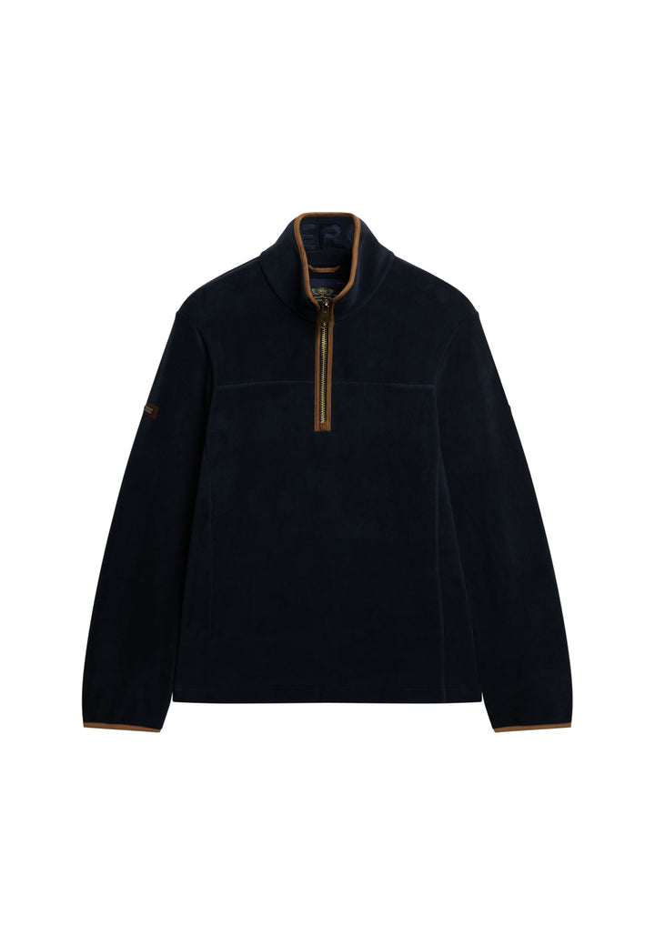 Superdry Estate Half Zip Fleece Eclipse