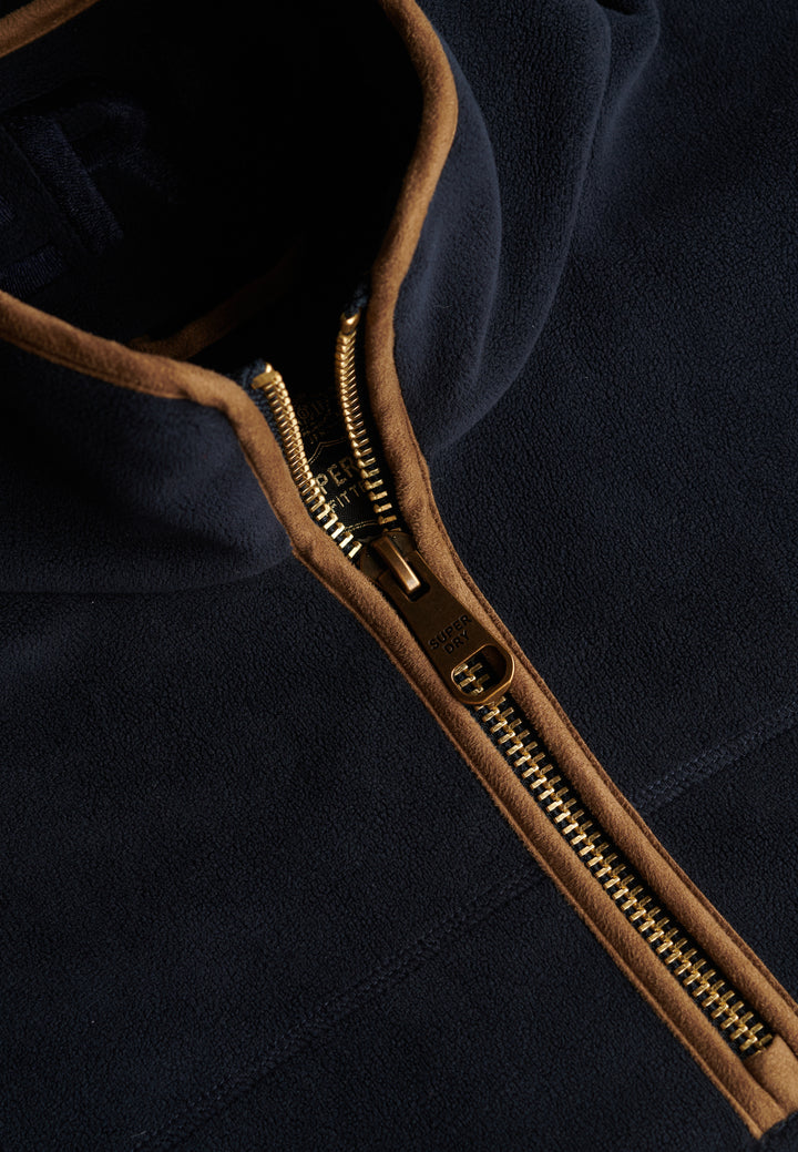 Superdry Estate Half Zip Fleece Eclipse