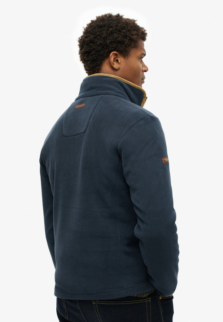 Superdry Estate Half Zip Fleece Eclipse
