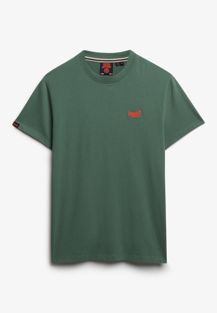 Superdry Organic Cotton Essential Logo T-Shirt Laurel Khaki