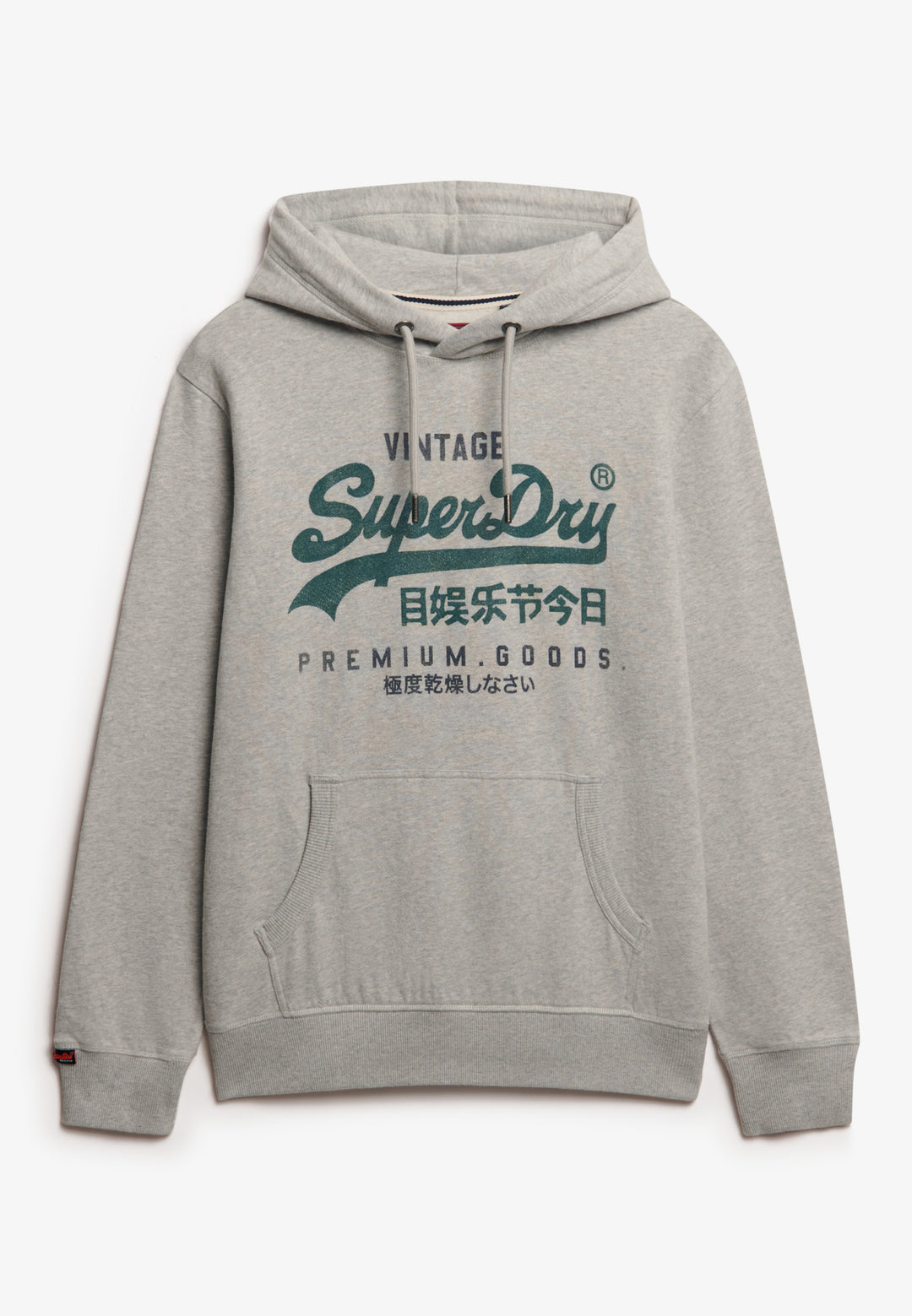 Superdry Vintage Logo Duo Classic Hoodie Grey