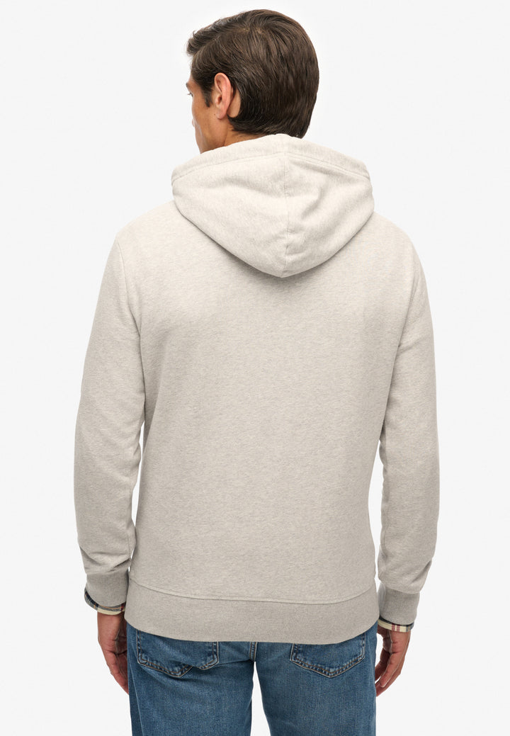 Superdry Vintage Logo Duo Classic Hoodie Grey