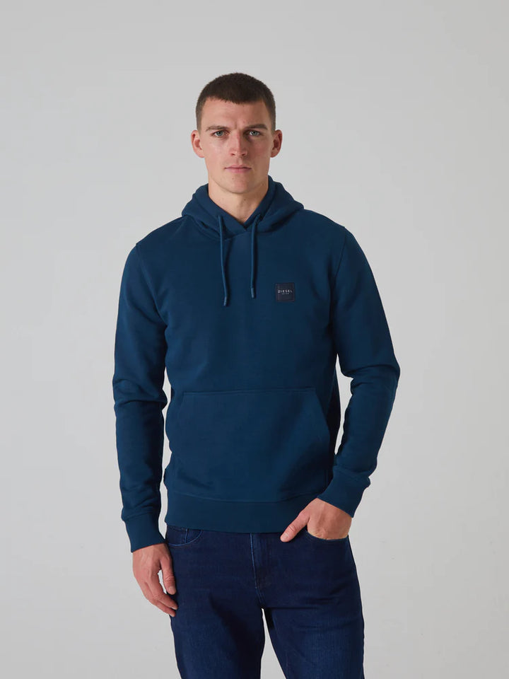 Diesel Theo Hoodie Midnight Teal