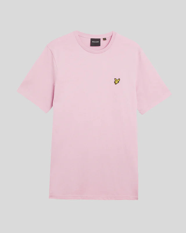 Lyle & Scott Plain Tee Shirt Pink Light