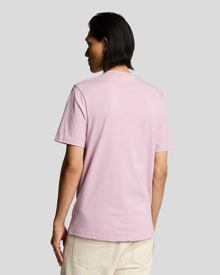 Lyle & Scott Plain Tee Shirt Pink Light
