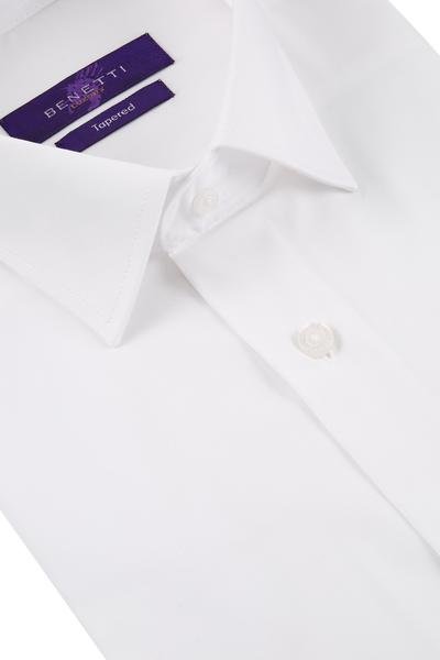 Benetti Classic Formal White Shirt Tapered Fit