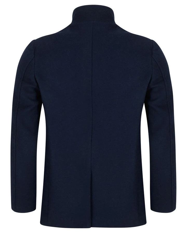 Tommy Bowe Tailoring Borthwick Wool Coat Navy