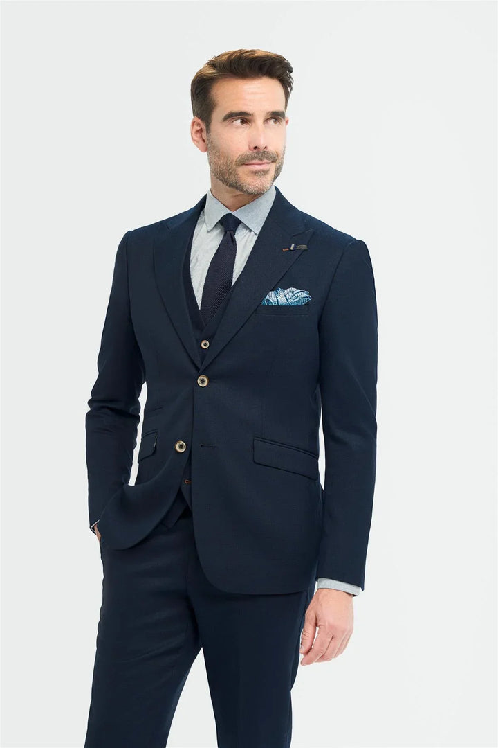 House Of Cavani Tropez Navy Suit image 5