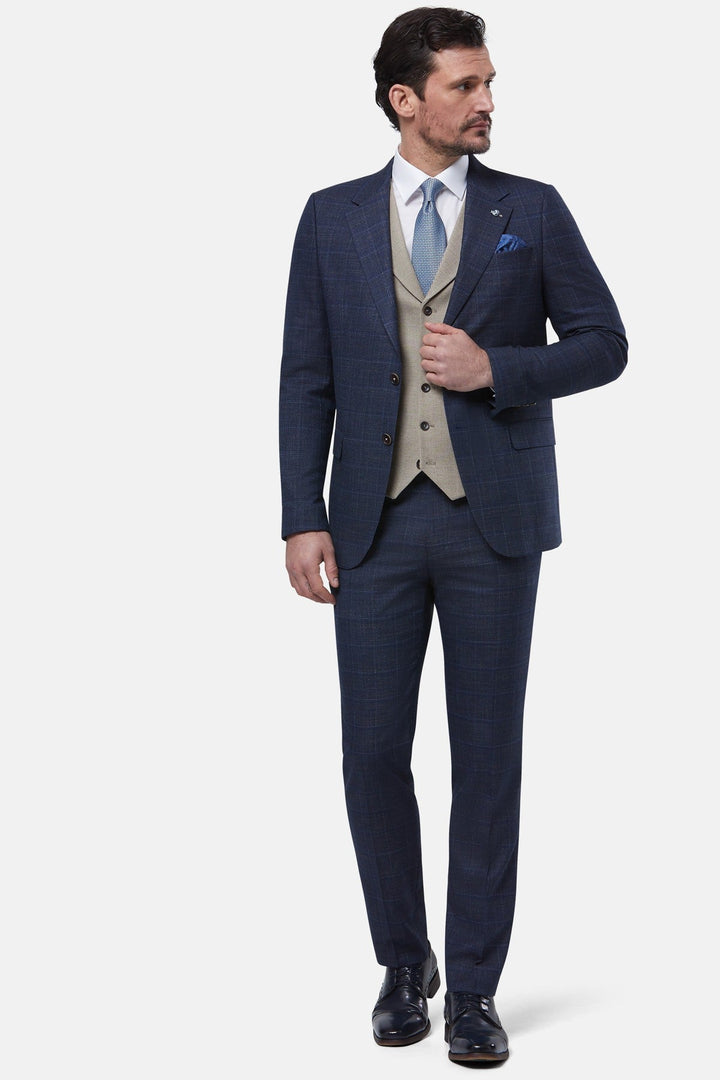 Benetti Oslo 3 Piece Suit Coffee image 0