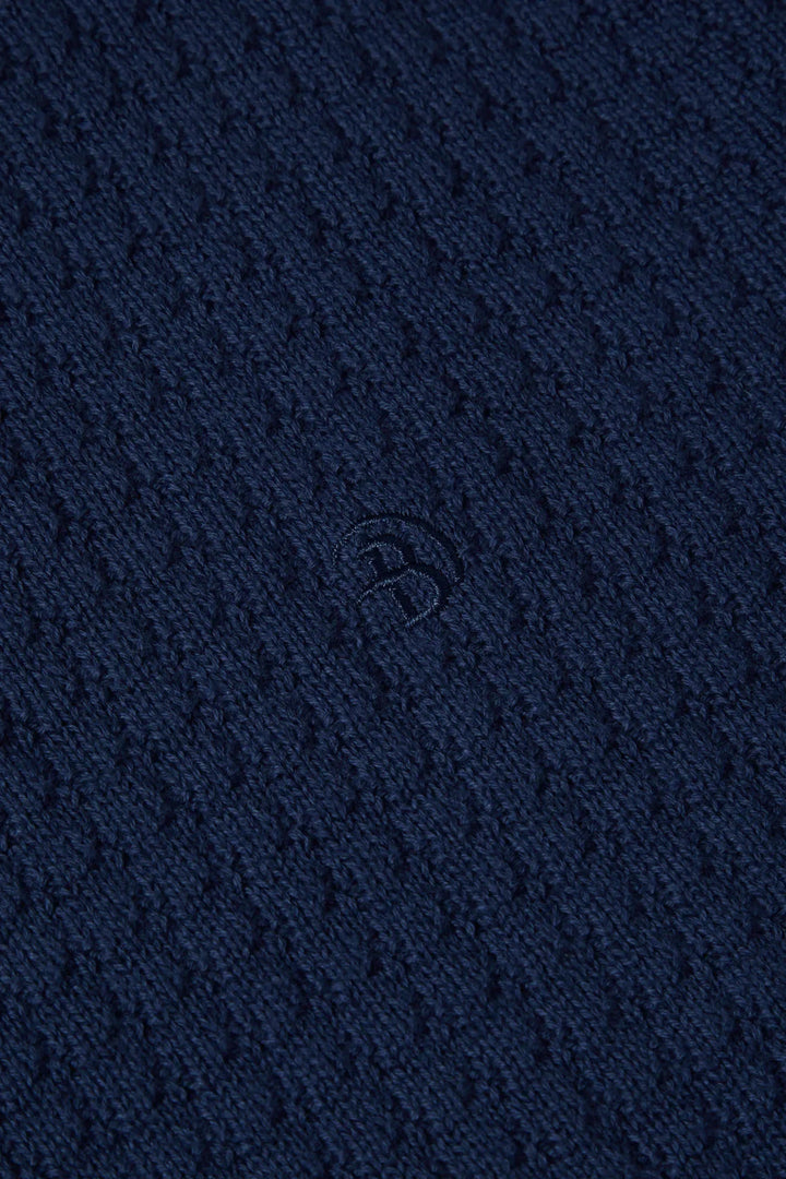 Benetti Ellis Crew Neck Jumper Indigo image 2