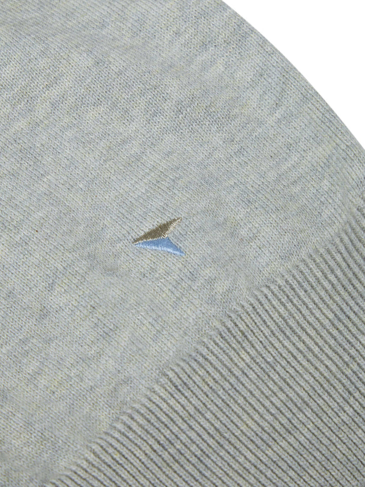 Drifter By Daniel Grahame 1/2 Zip Sweater Light Grey image 1