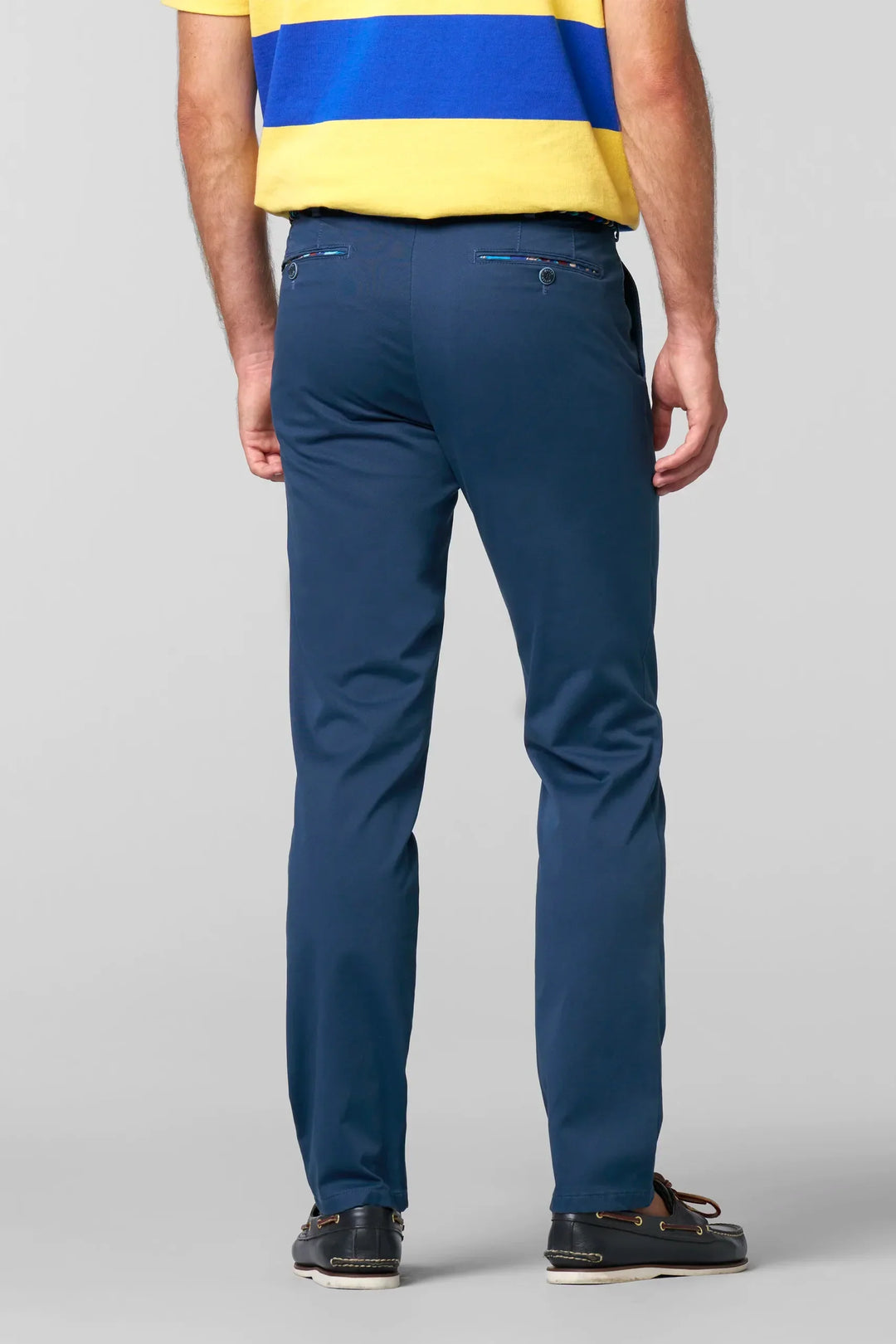 Meyer Oslo Organic Cotton Chino Blue image 1