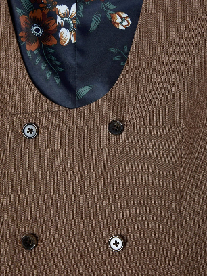 Spin Beige Trey Waistcoat image 3